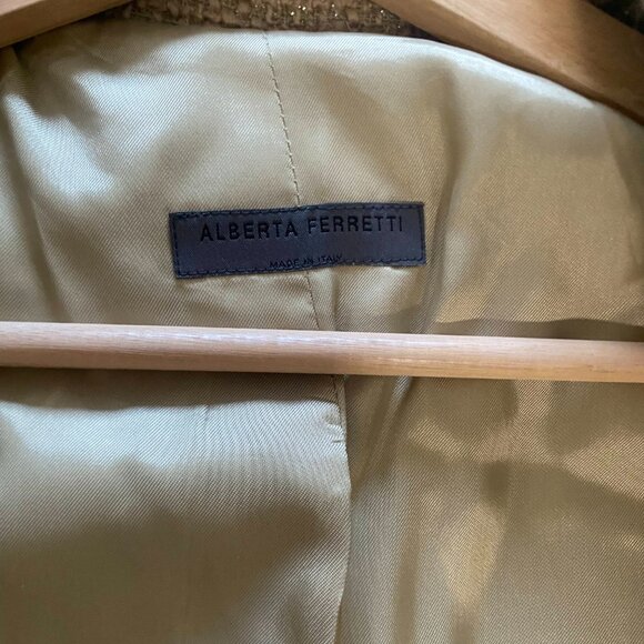 Alberta Ferretti Tweed Pattern Coat - Picture 6 of 7